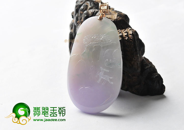 (超值推荐)冰种春带彩知音挂件