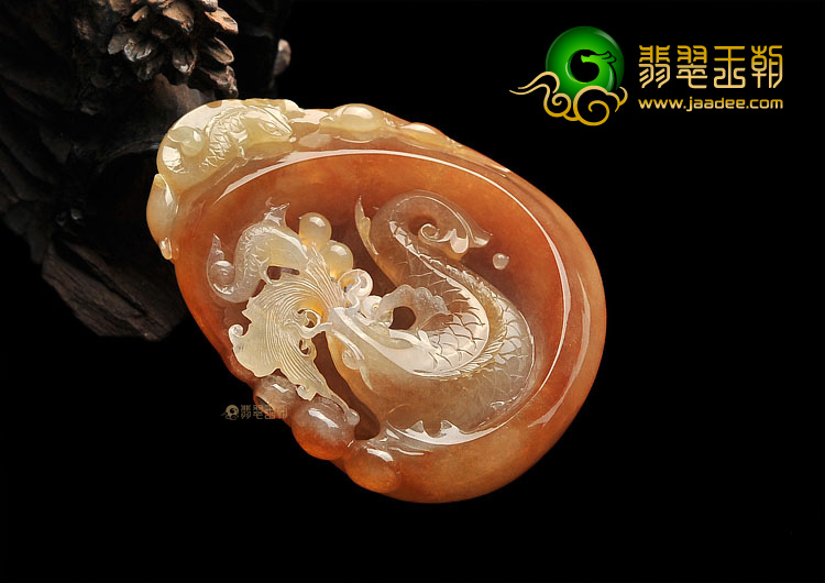 (超值推荐)冰种褐黄翡年年有余挂件
