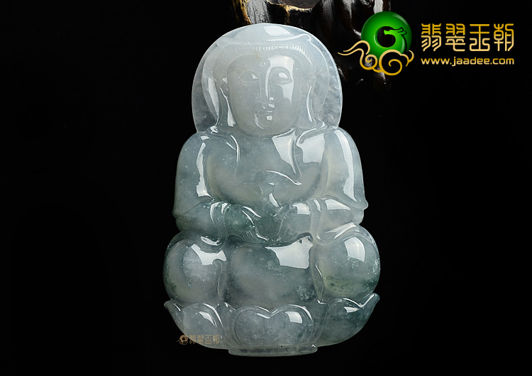(超值推荐)冰种飘花观音挂件