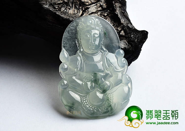 (超值推荐)冰种飘花观音挂件