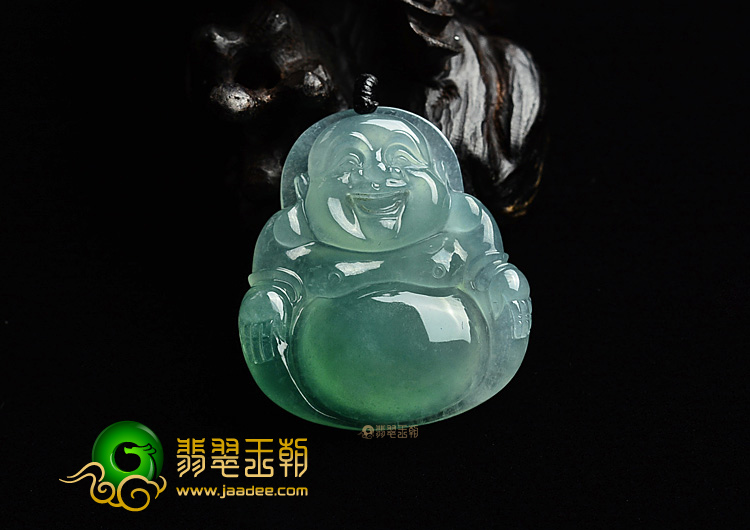(超值推荐)冰种绿晴水玉佛挂件