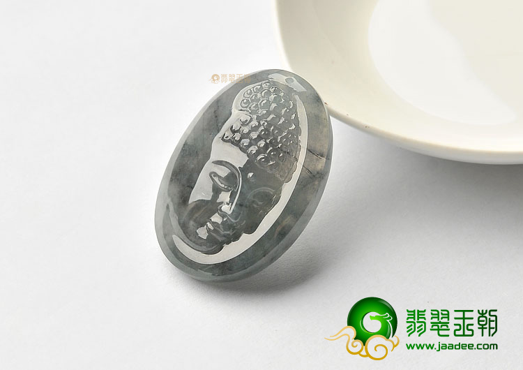 (超值推荐)冰种乌鸡释迦牟尼挂件