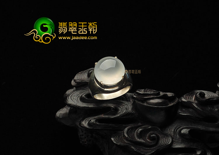 (超值推荐)冰玻种淡晴水戒面