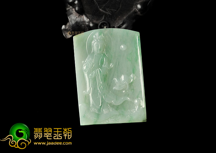 (超值推荐)冰种晴水莲花观音挂件