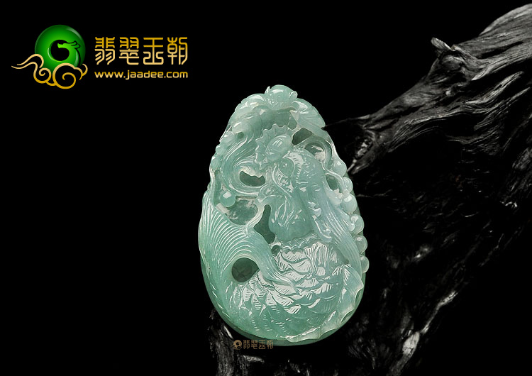 (超值推荐)冰种晴水龙头鱼挂件