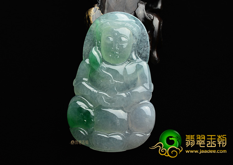 (超值推荐)冰种飘翠观音挂件