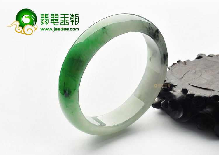 糯冰种飘花手镯(58.3mm)