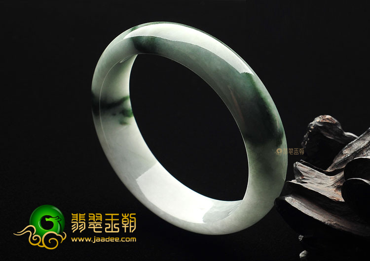 (超值推荐)糯冰种飘花手镯(61.4mm)