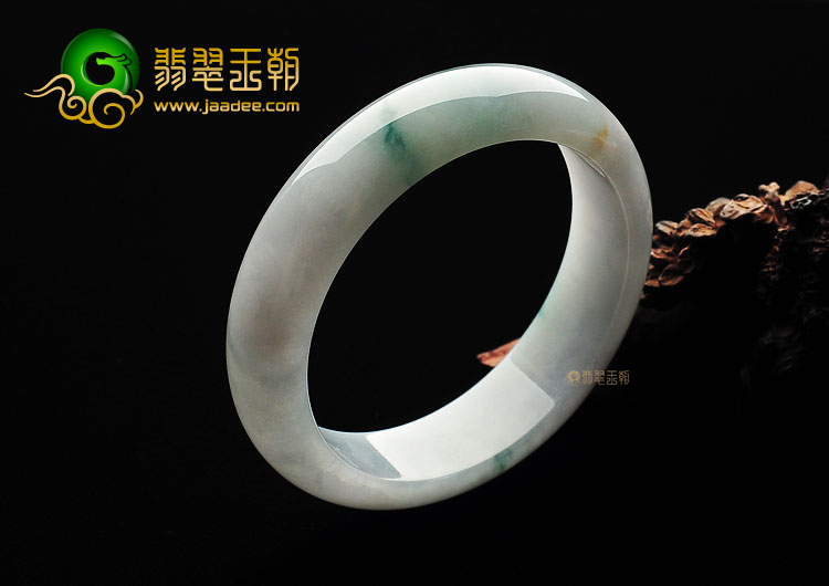 糯冰种飘花手镯(58.9mm)