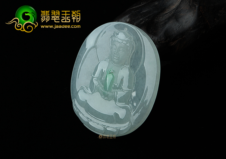 (超值推荐)糯冰种晴水观音挂件