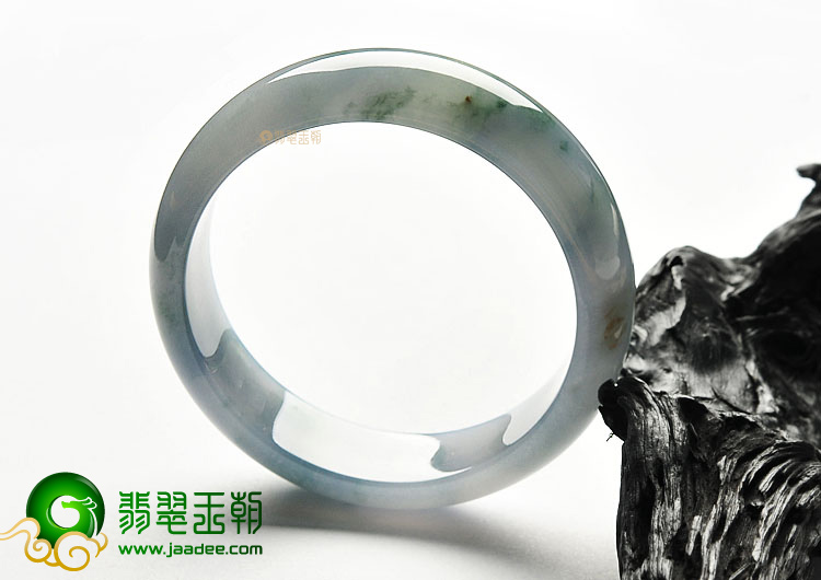 (超值推荐)冰种淡紫罗兰飘花手镯(55.5mm)