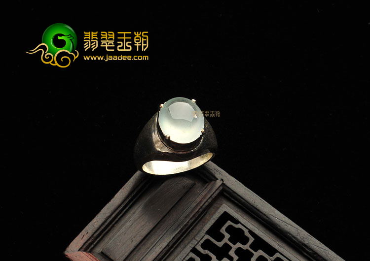 (超值推荐)冰玻种淡晴水戒面