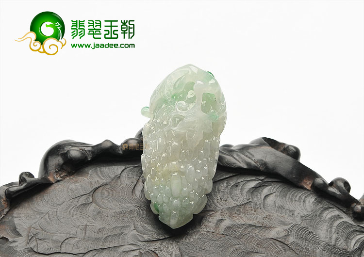 糯冰种飘花苦尽甘来挂件