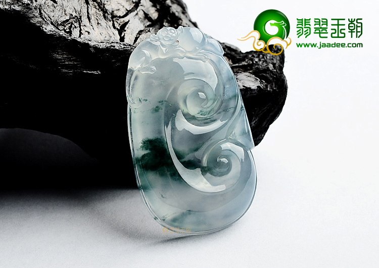 (超值推荐)冰种飘花如意挂件