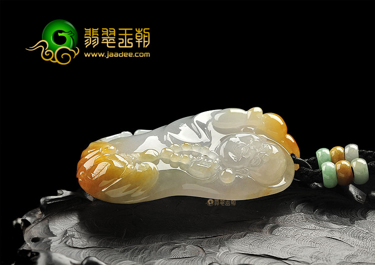(超值推荐)冰种黄翡纳福挂件