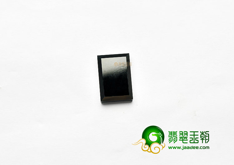 (超值推荐)玻璃种墨翠戒面