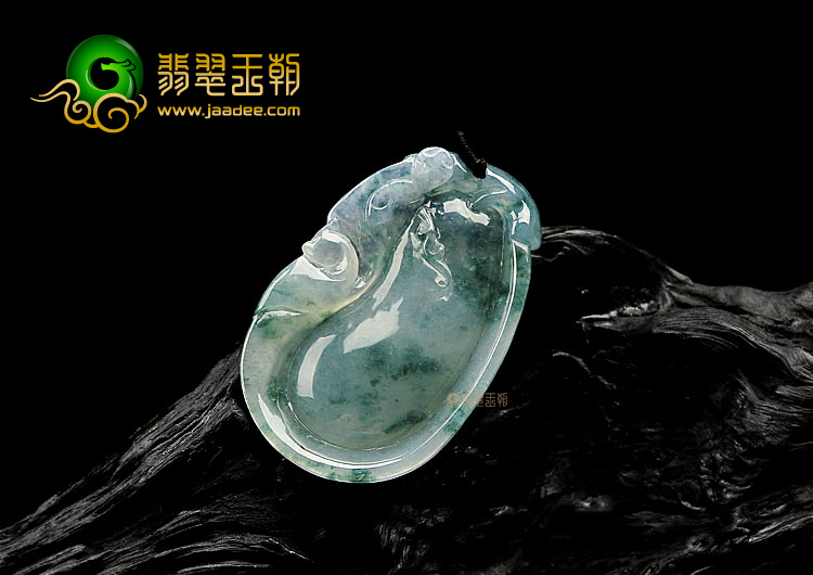(超值推荐)冰种飘花福瓜挂件
