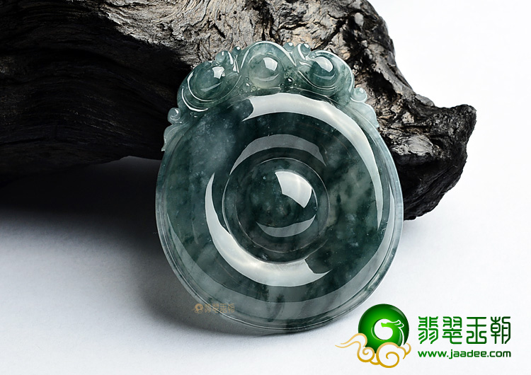 (超值推荐)冰种飘花福在眼前挂件