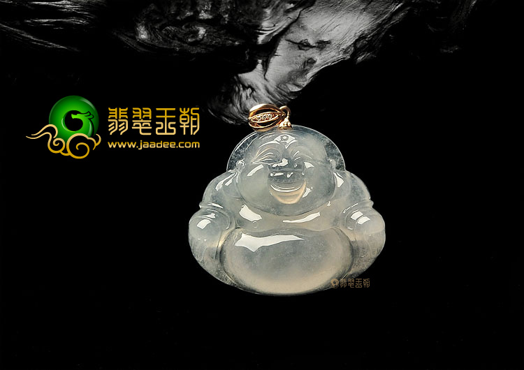 (超值推荐)冰种白色玉佛挂件