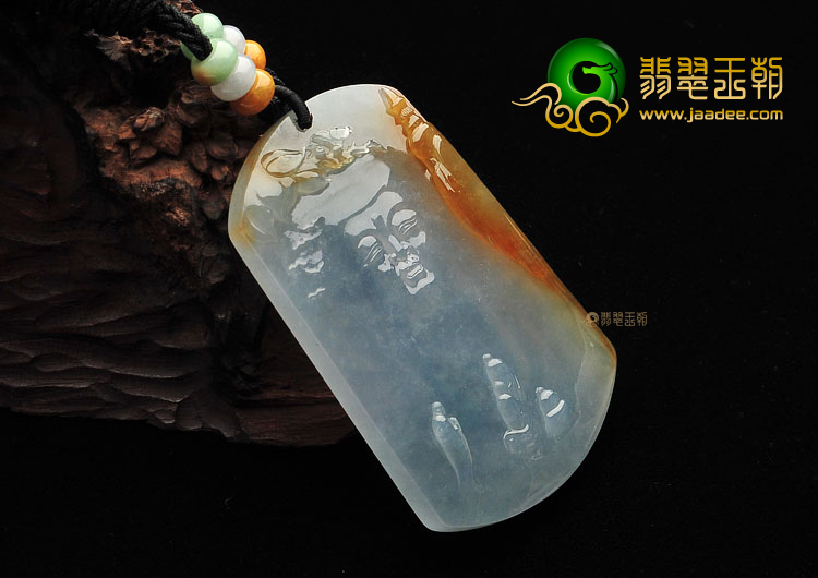 (超值推荐)冰种褐黄翡普度众生挂件