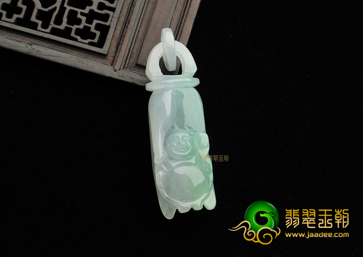 糯冰种晴水佛手挂件