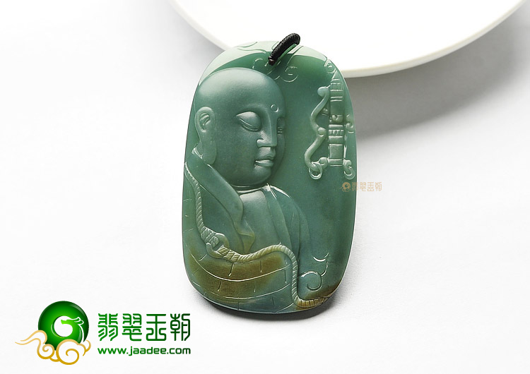 糯冰种蓝水地藏王挂件