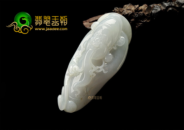 (超值推荐)糯冰种淡晴水财神挂件