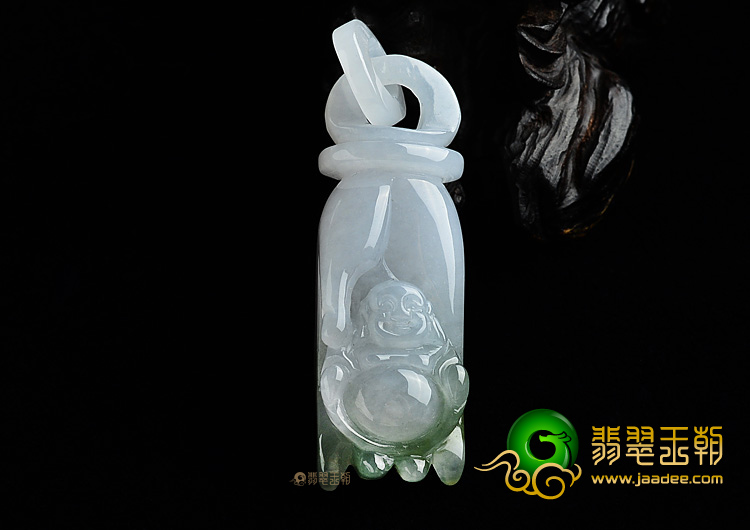 (超值推荐)糯冰种飘花佛手挂件
