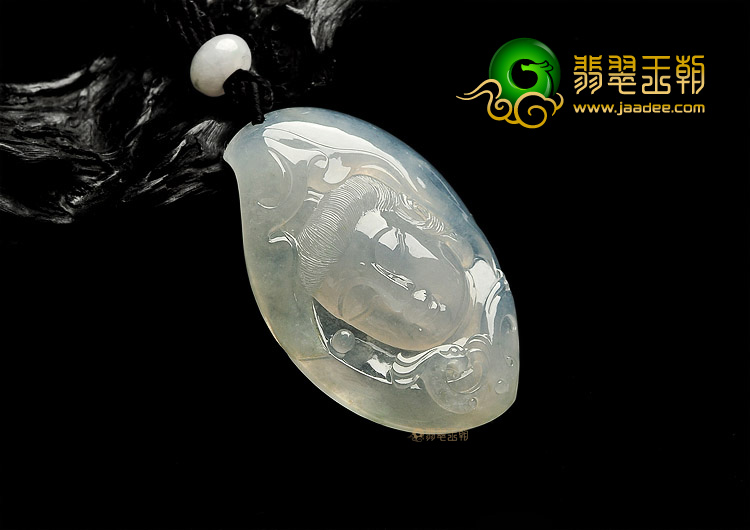 (超值推荐)冰玻种淡晴水观音头挂件