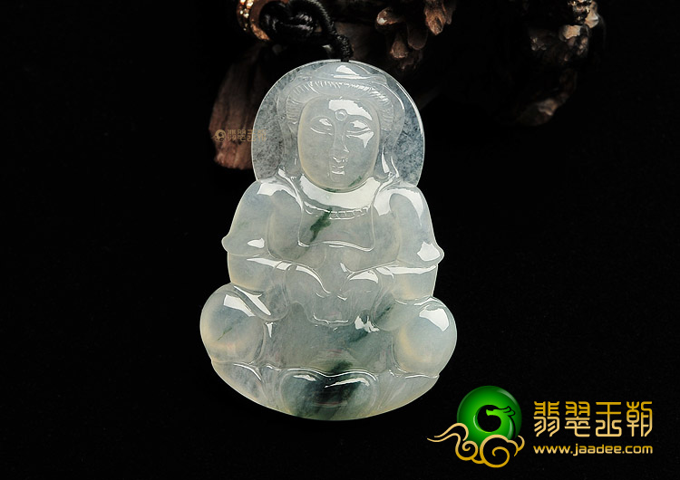 (超值推荐)冰种飘花观音挂件