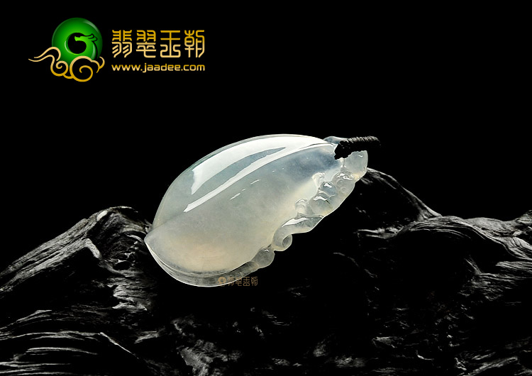 冰种飘花福瓜挂件