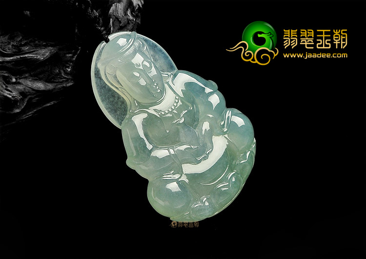 冰种晴水观音挂件