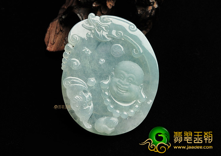 冰种晴水纳福挂件