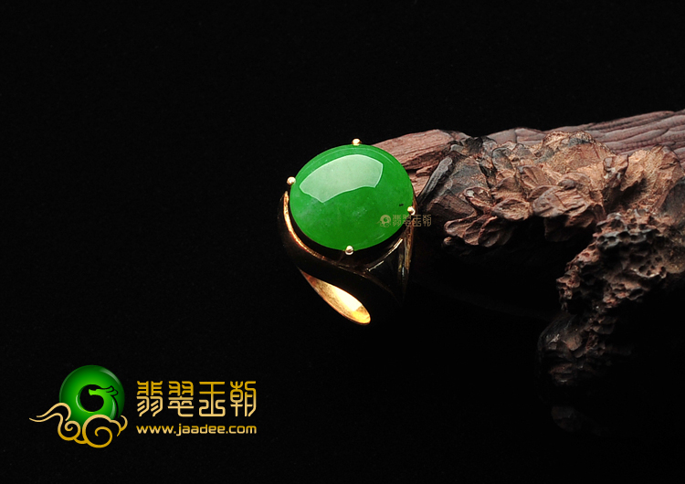 (超值推荐)冰种正阳绿戒面