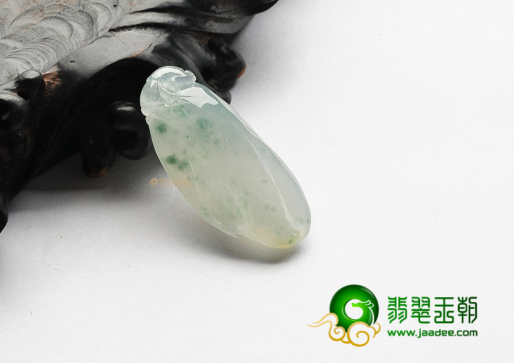 冰种略飘花人生如意挂件