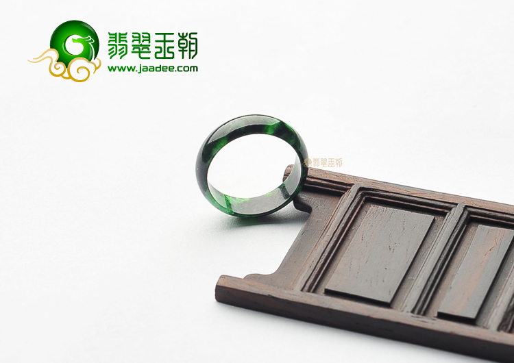 糯冰种廯加绿指环