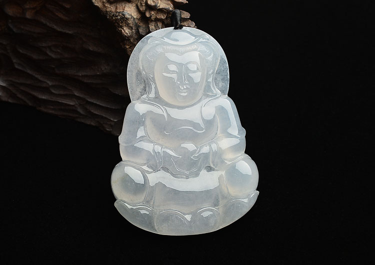 (超值推荐)冰种淡晴水观音挂件