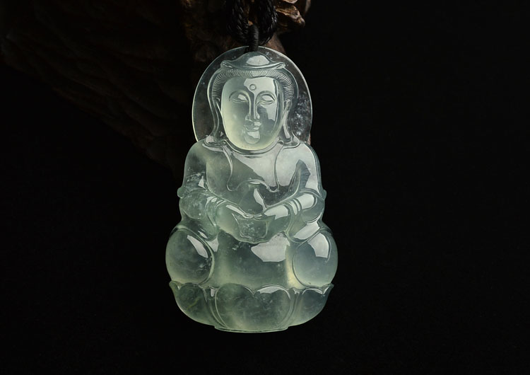 (超值推荐)冰种晴水观音挂件