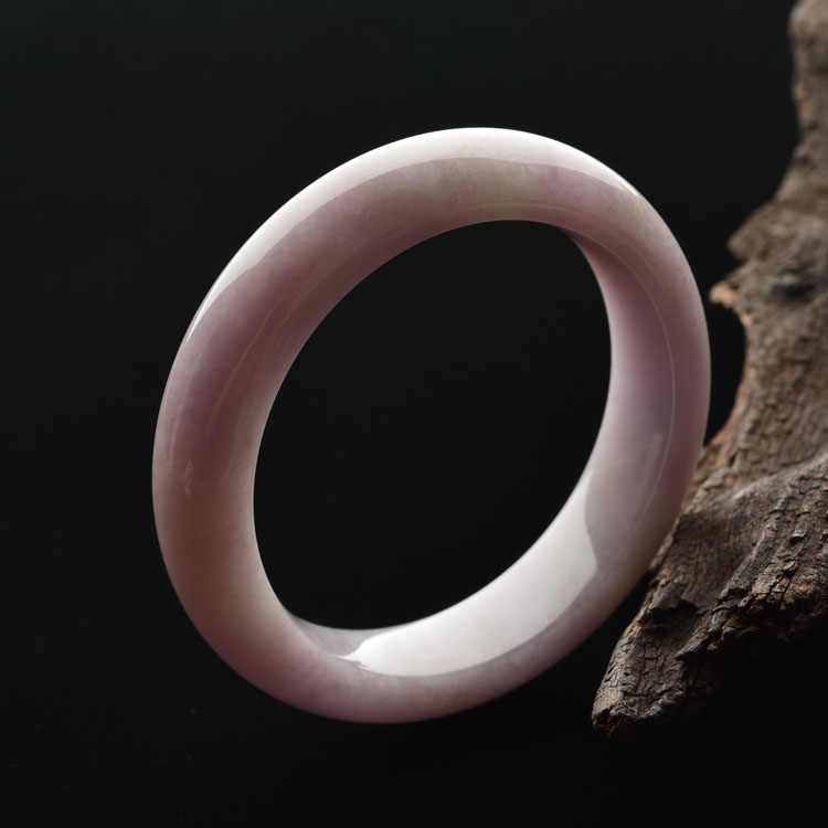 (超值推荐)糯冰种紫罗兰手镯（57mm）