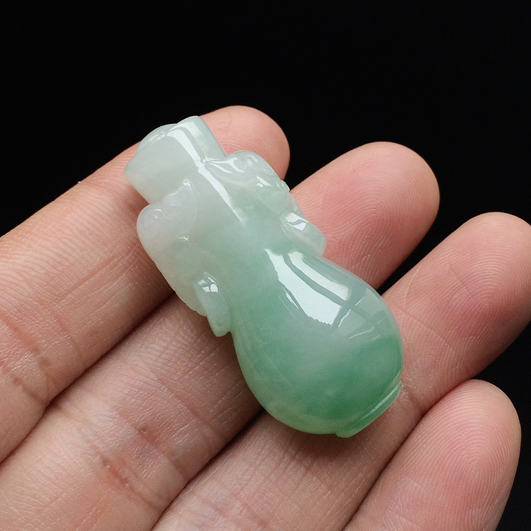 (超值推荐)糯冰种晴水平平安安挂件