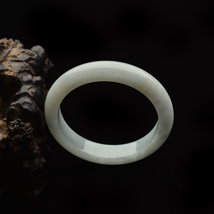 糯冰种晴水手镯(54.5mm)