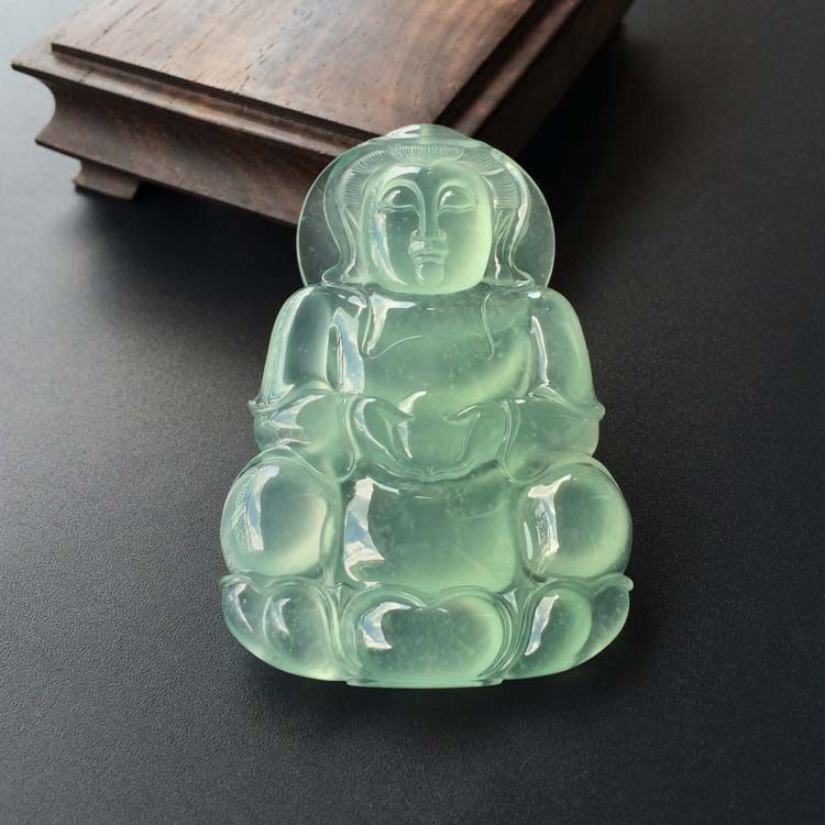 (超值推荐)冰种晴水观音挂件