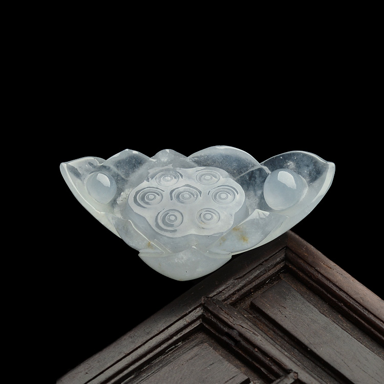 （超值推荐）冰种晴水略带黄翡一品清廉