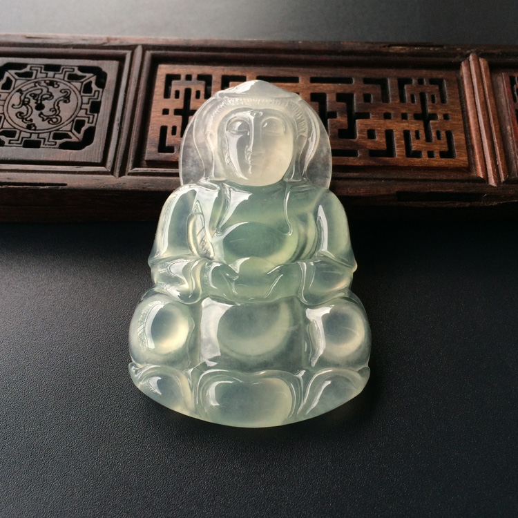(超值推荐)冰种淡晴水观音挂件