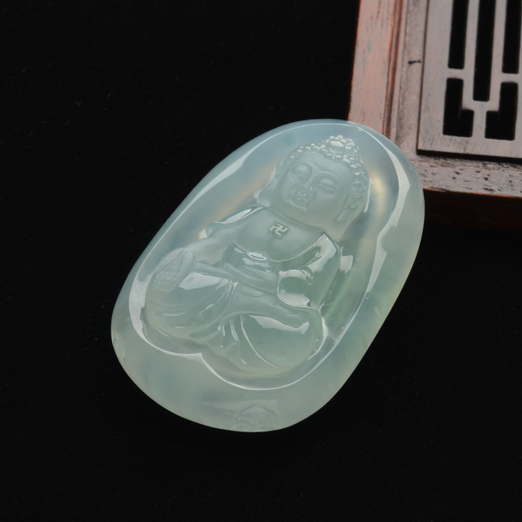 (超值推荐)冰种晴水宝宝佛挂件
