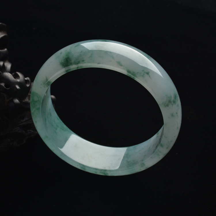 (超值推荐)糯冰飘花手镯(59.7mm)