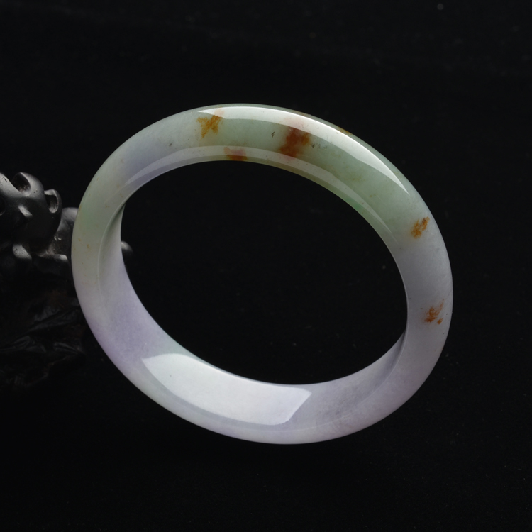 (超值推荐)糯冰种三彩手镯(54mm)