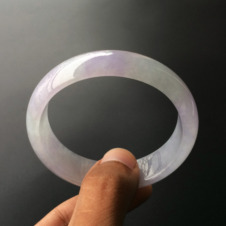 (超值推荐)糯冰种紫罗兰贵妃镯(58.8mm-51.7mm)