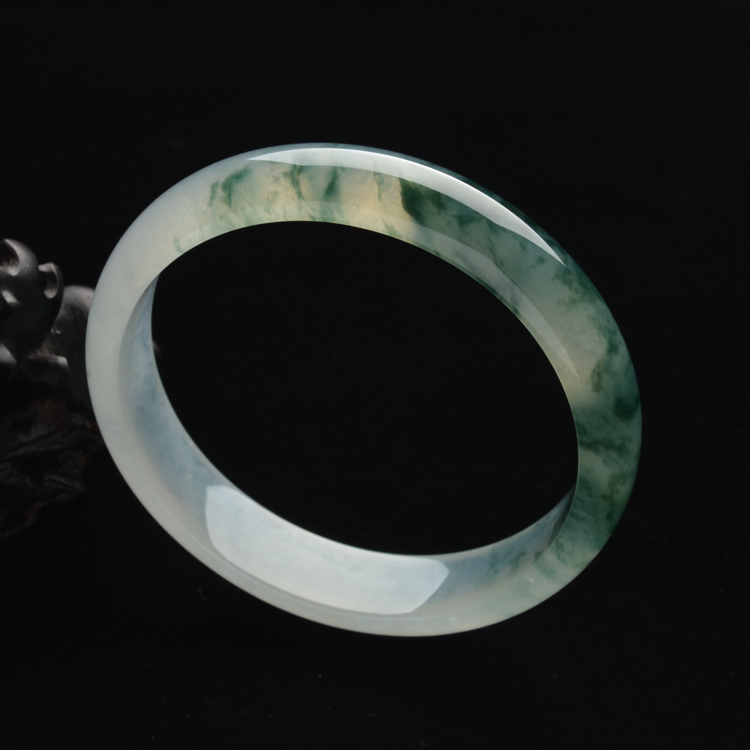 (超值推荐)冰种飘花手镯(58.1mm)