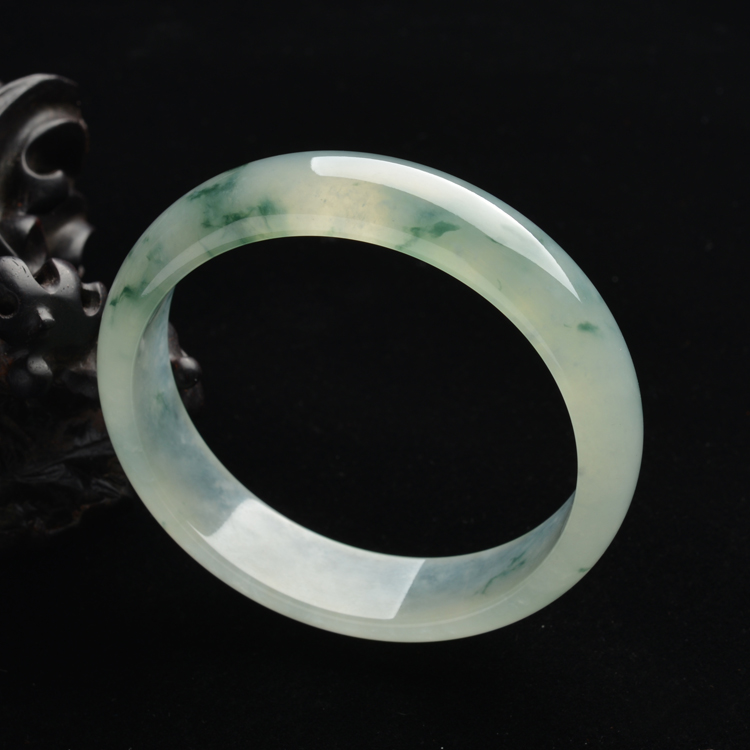(超值推荐)冰种飘花手镯(59.7mm)